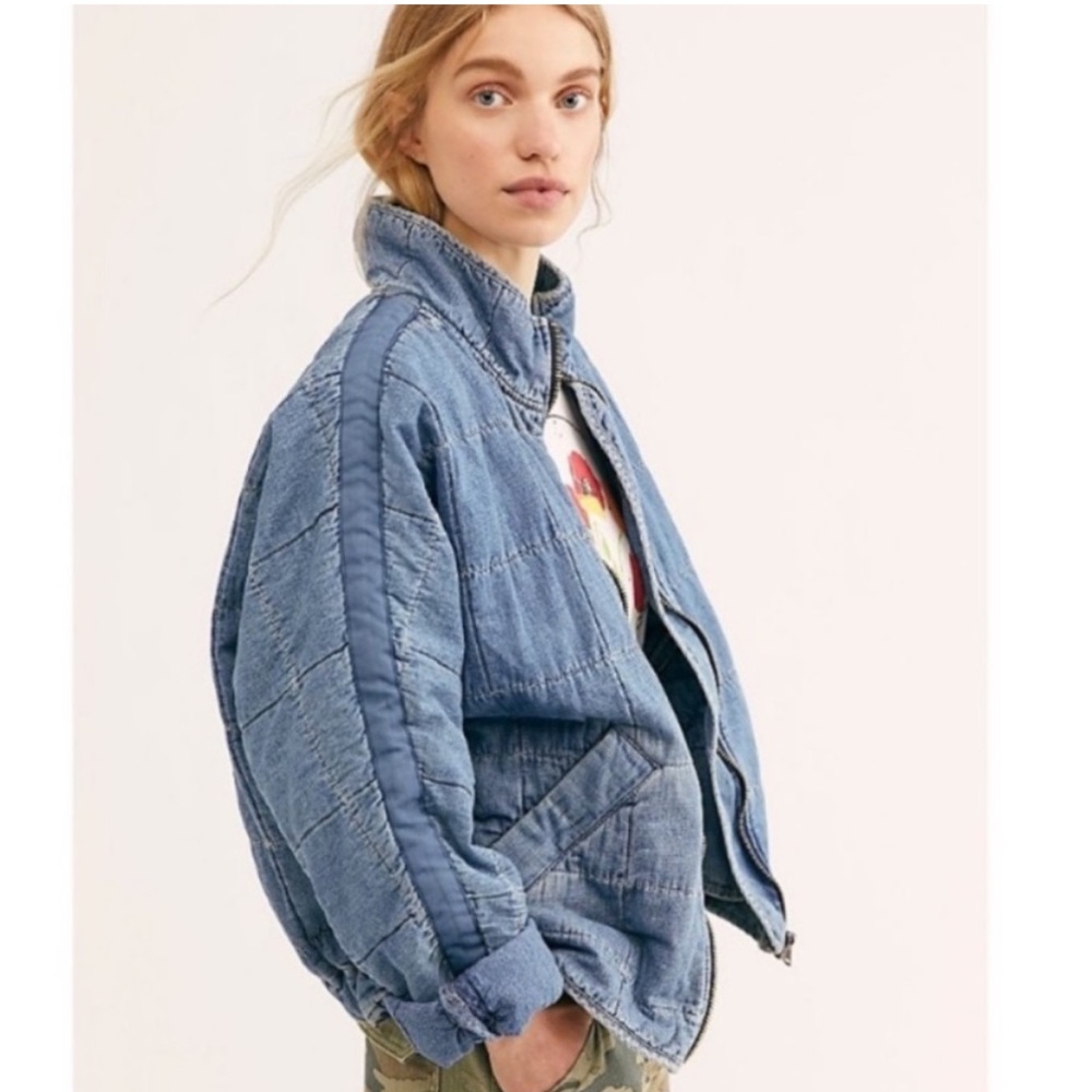 Free People Dolman Quilted Jacket size S